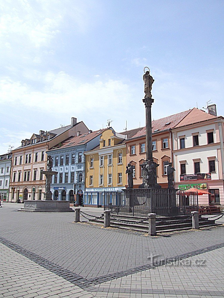 Plague column in Sokolov