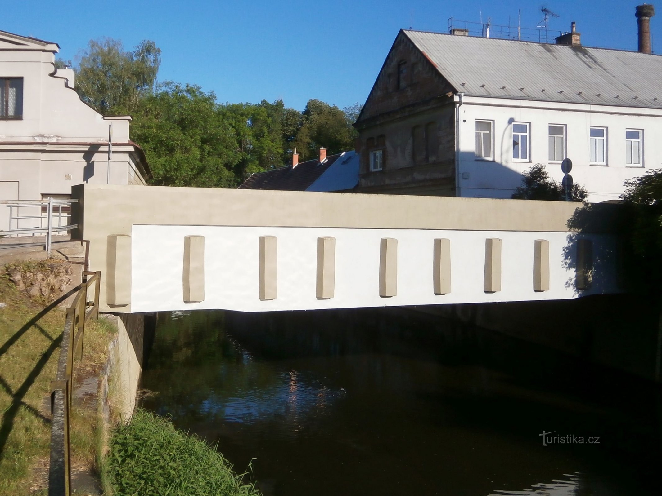 Brücke zur Altstadt (Třebechovice pod Orebem, 28.5.2017)