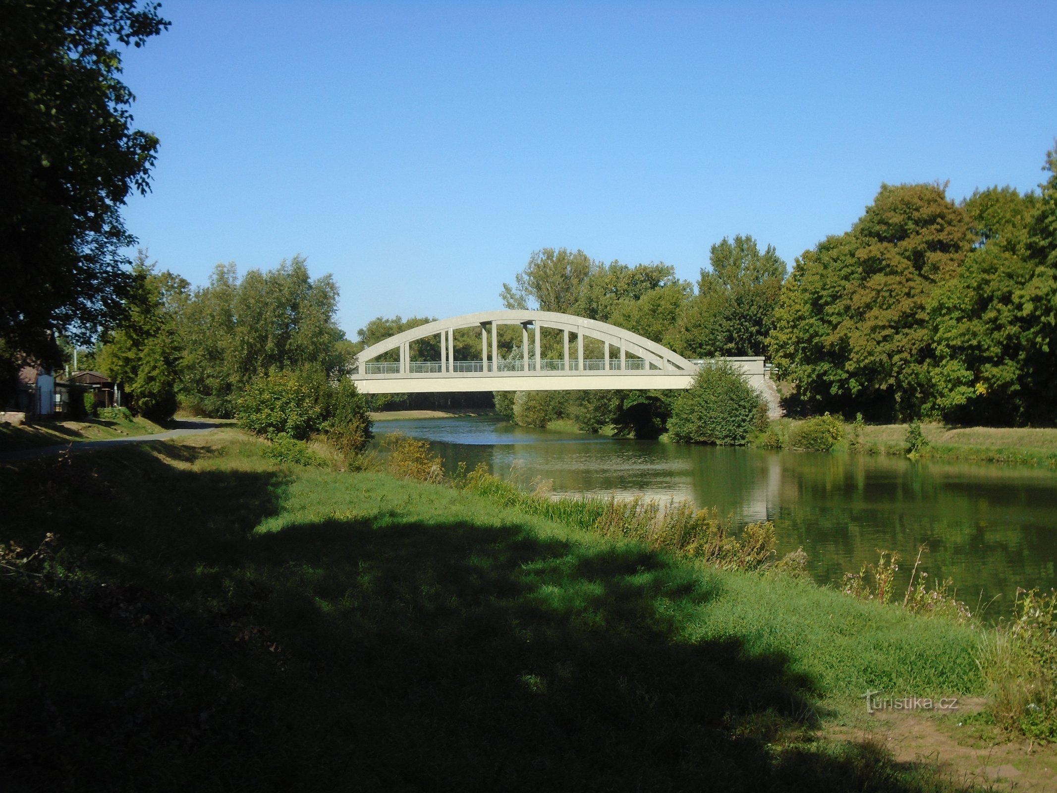 Most přes Labe (Černožice, 12.9.2018)