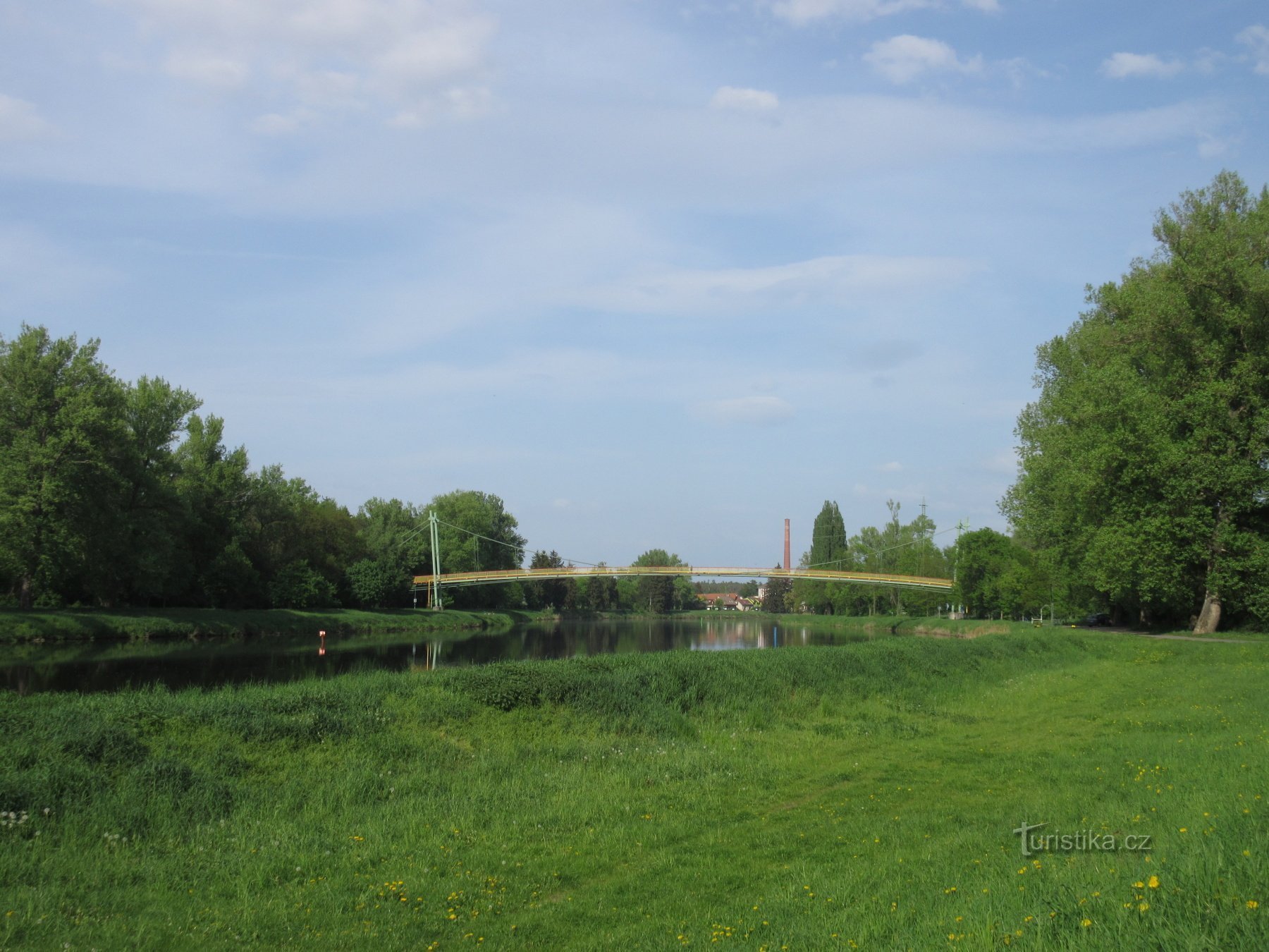 Bridge for pedestrians and cyclists