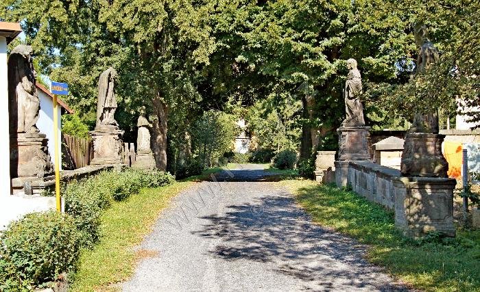 most se sochami svatých