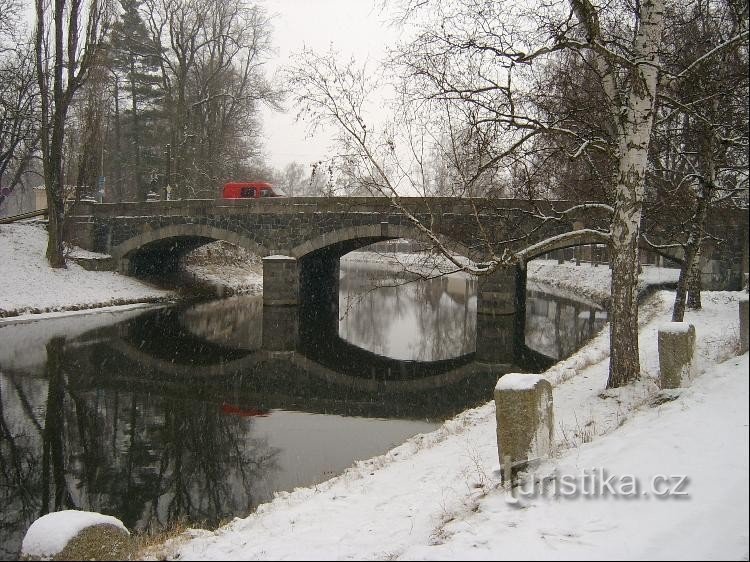 De brug in Březnice