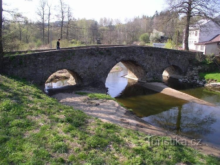 The bridge in Ronov nad Sázavou