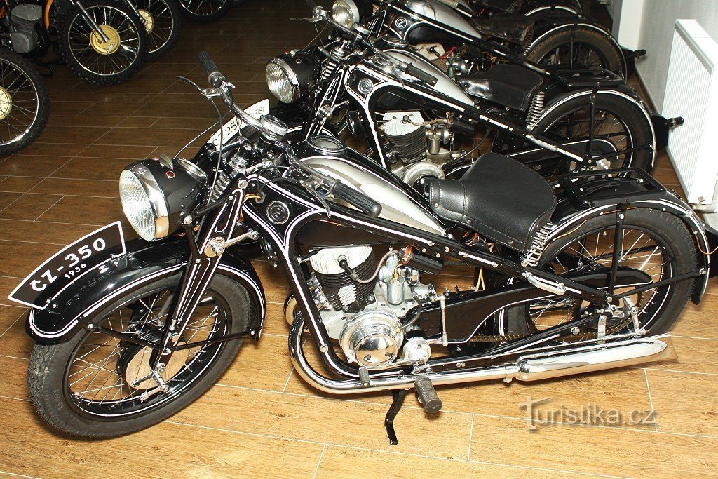 Das Motomuzeum in Chlumčany wird nicht nur von Motorradliebhabern geschätzt