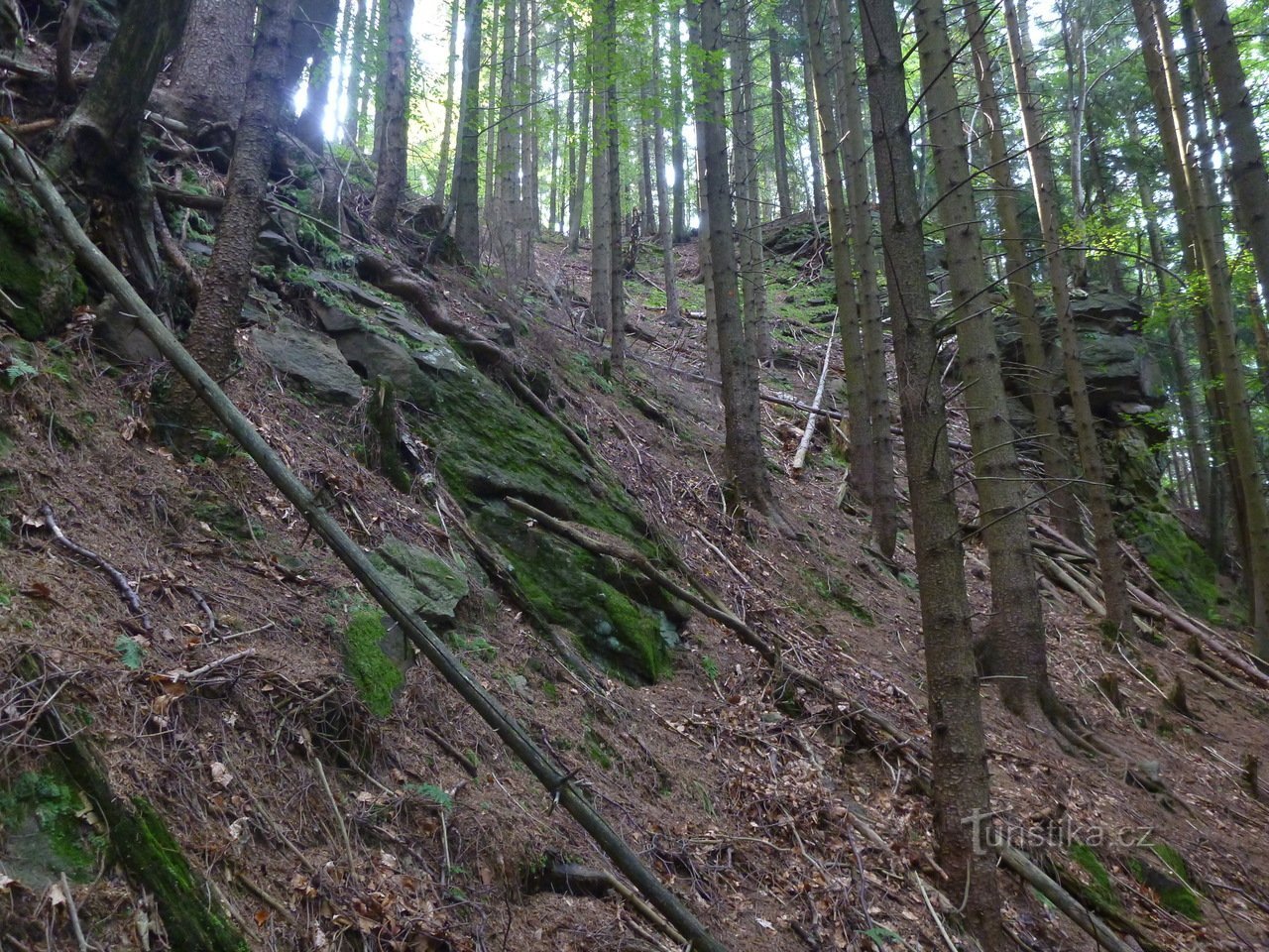 Cabines de givre au sommet du Příslop.