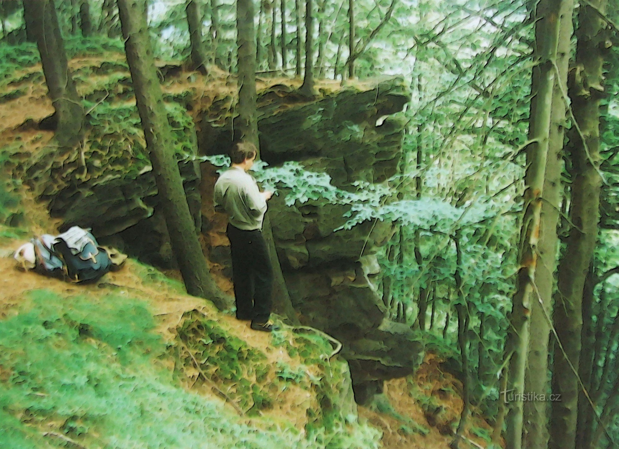 Pakkasmökki - (Vlčia skala) - Súlov-kukkulan alla Beskydy-vuoristossa