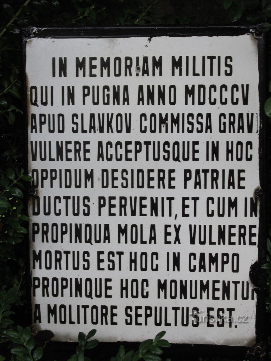 Mort din bătălia de la Slavko. valašské meziříčí
