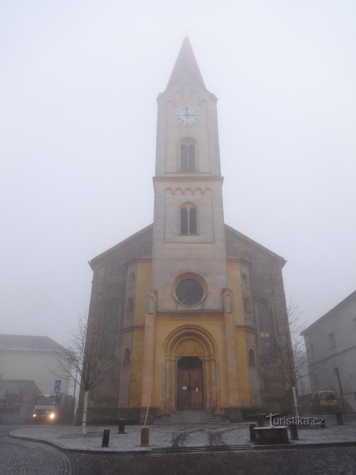 Mass in Kokořínsk and the church of St. Martin