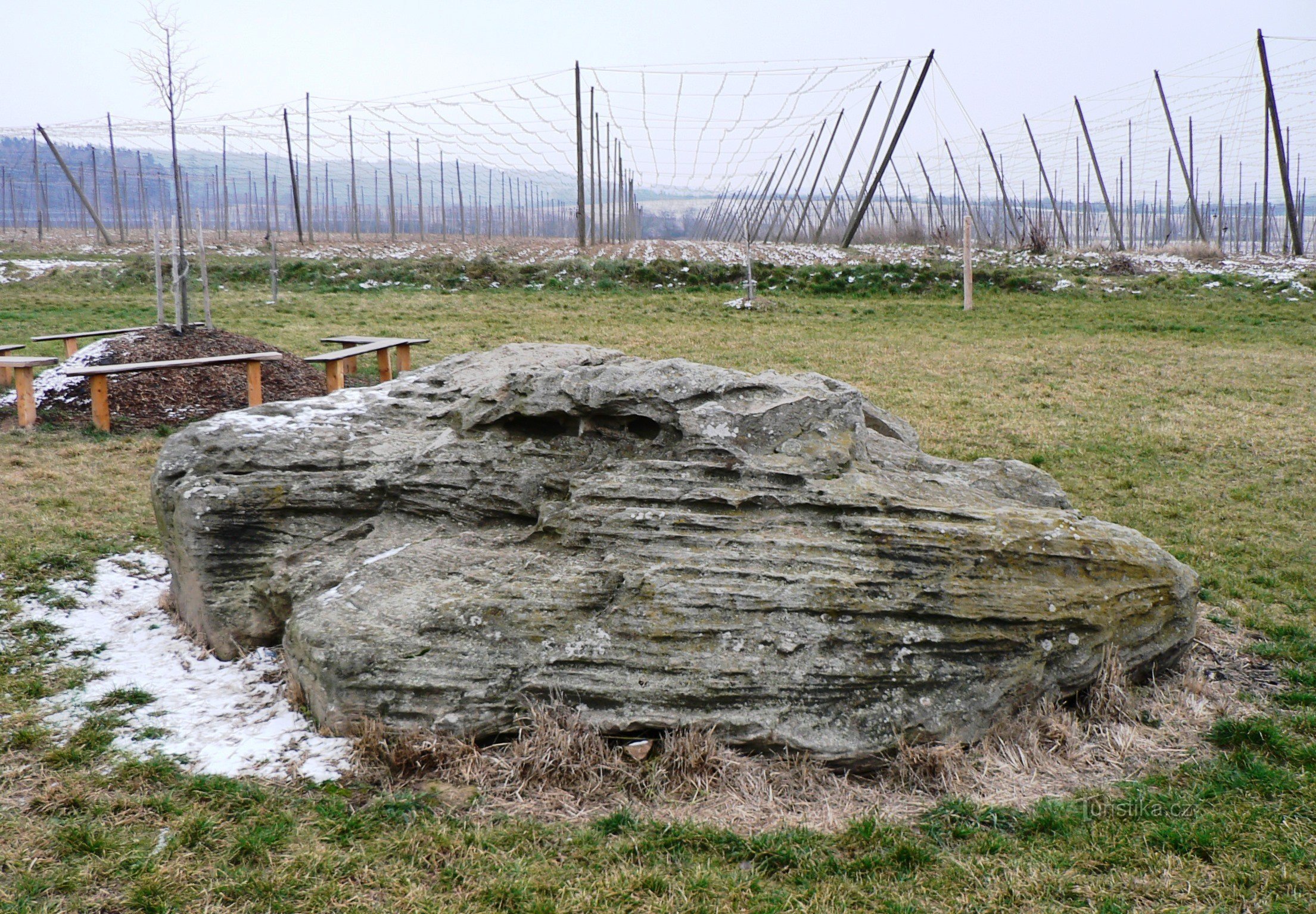 Mutějovice - Piedra del diablo