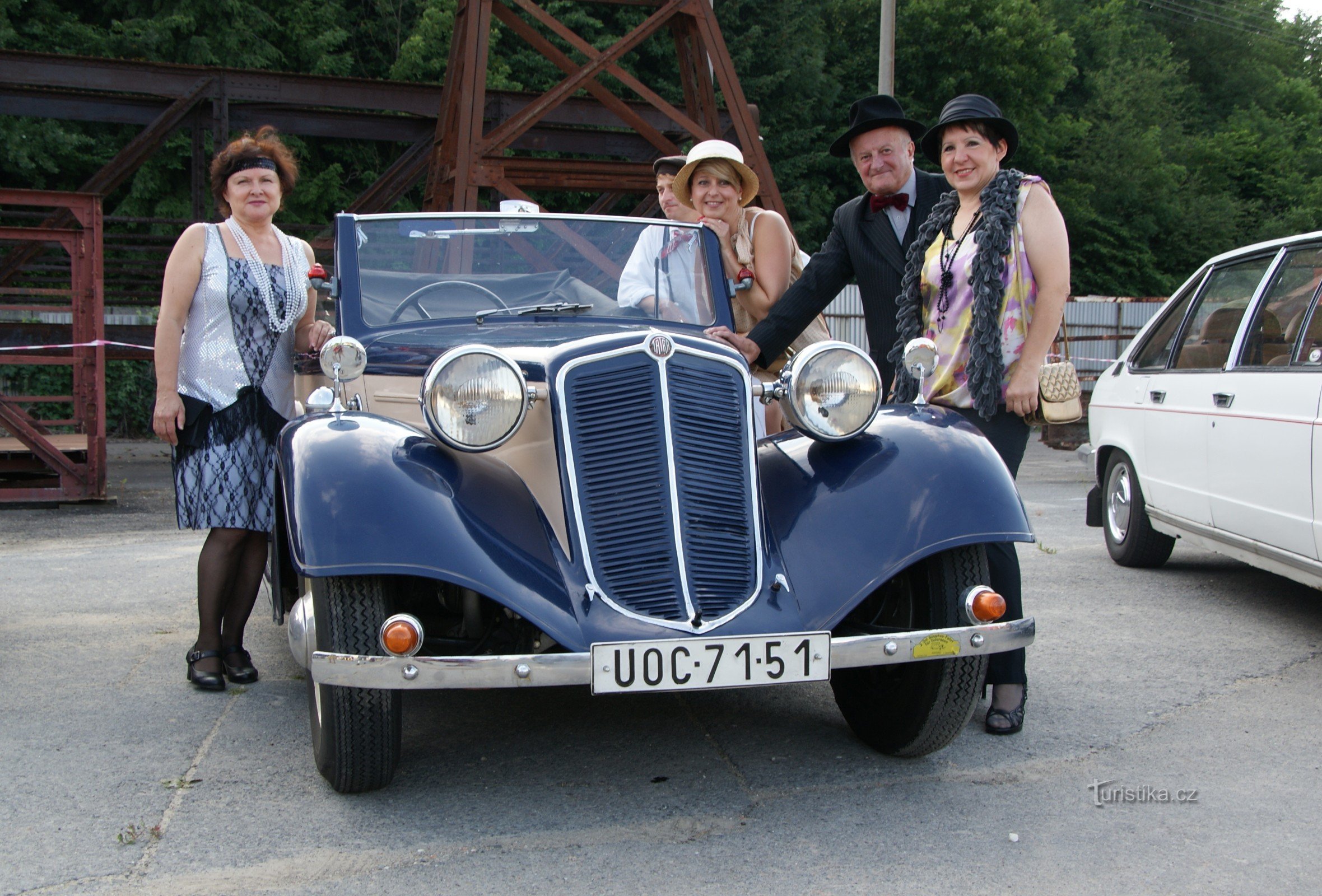 Museumsstraßennacht in historischen Kostümen