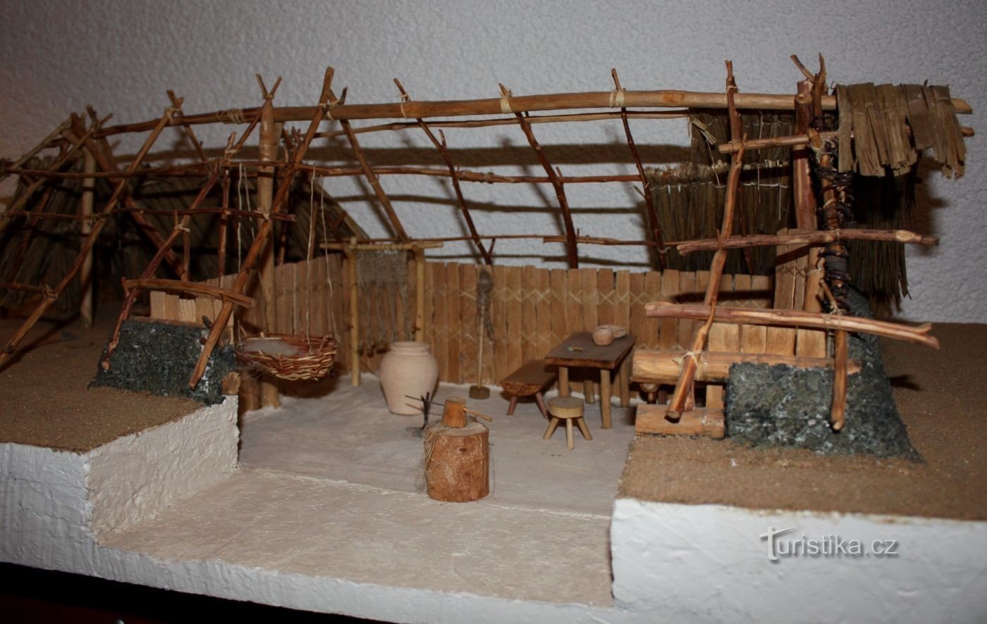 Keltenmuseum in Dobšice - Keltische Erdnuss