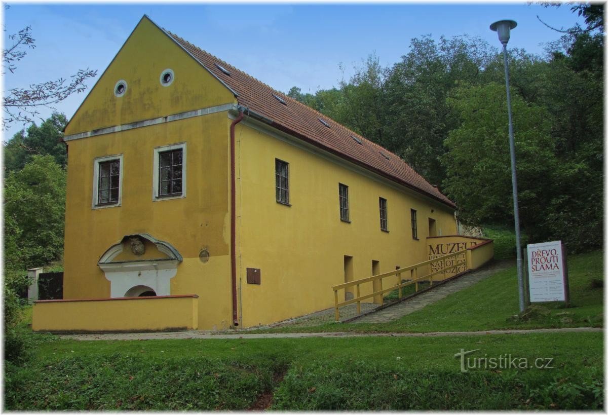 museu no edifício Hájenky em frente ao castelo