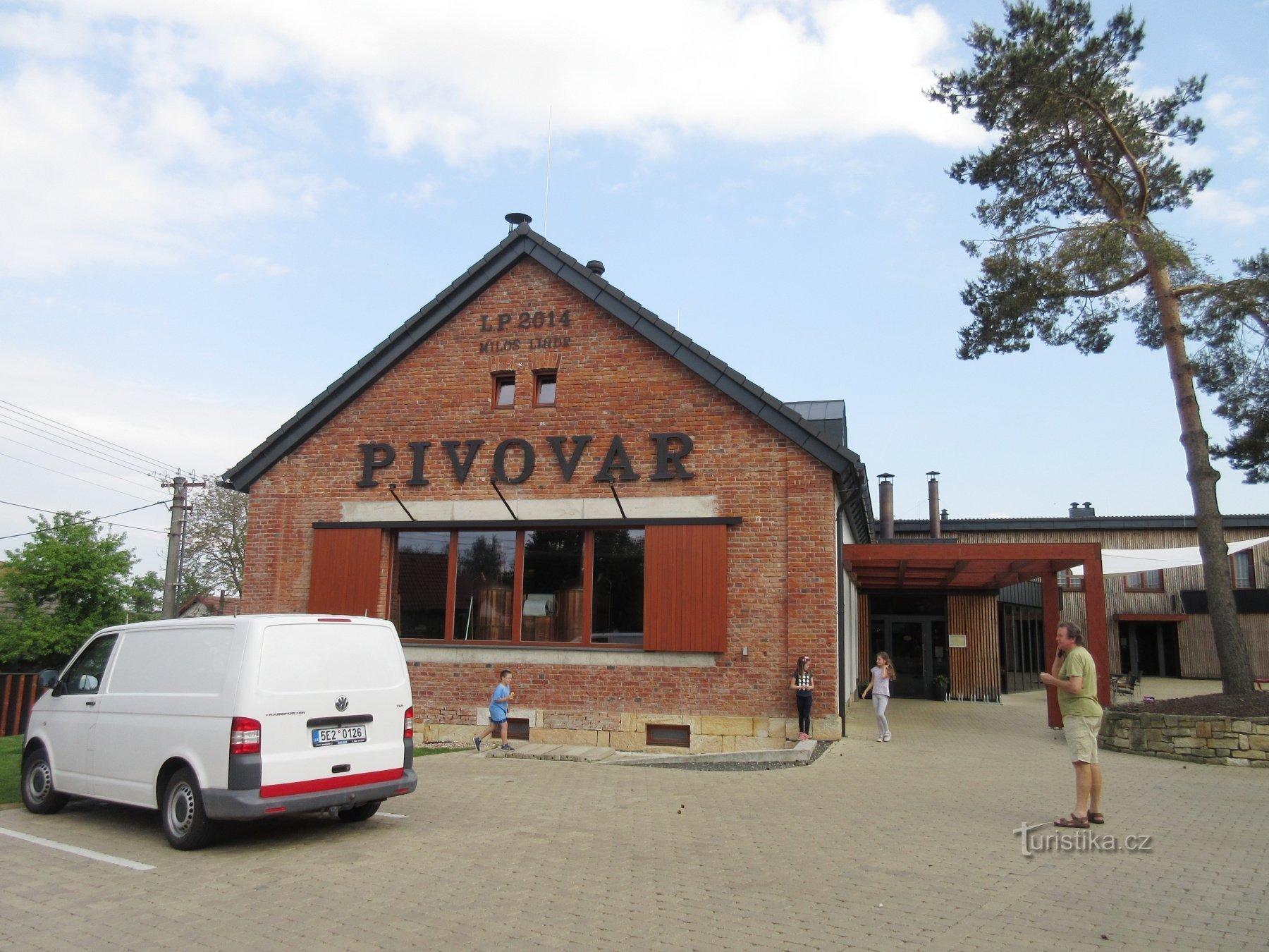 Mžany - multifunktionellt område och Lindr bryggeri