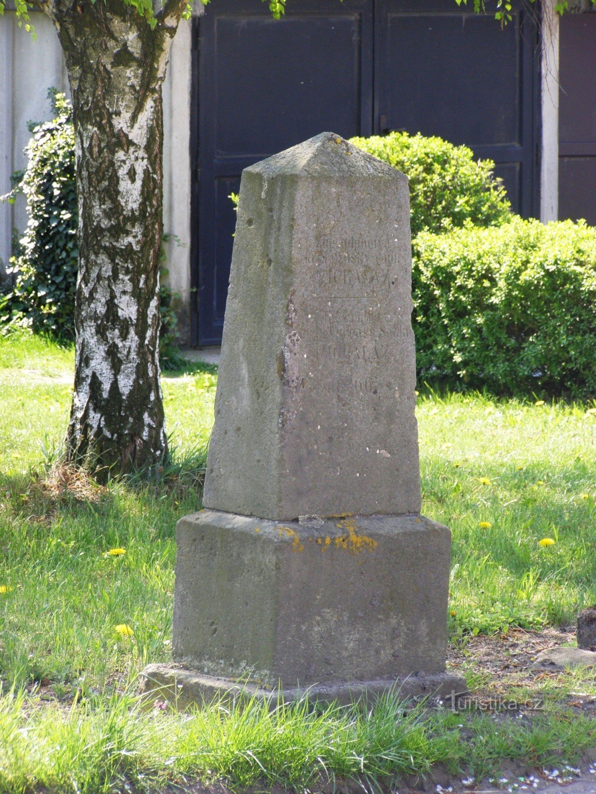 Mžany - monuments de la bataille de 1866