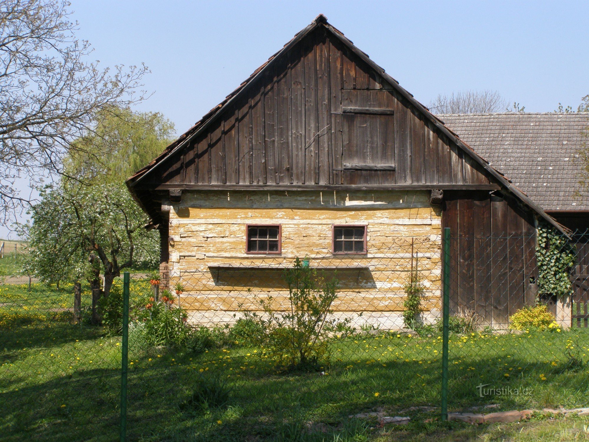 Мжаны - бревенчатый дом