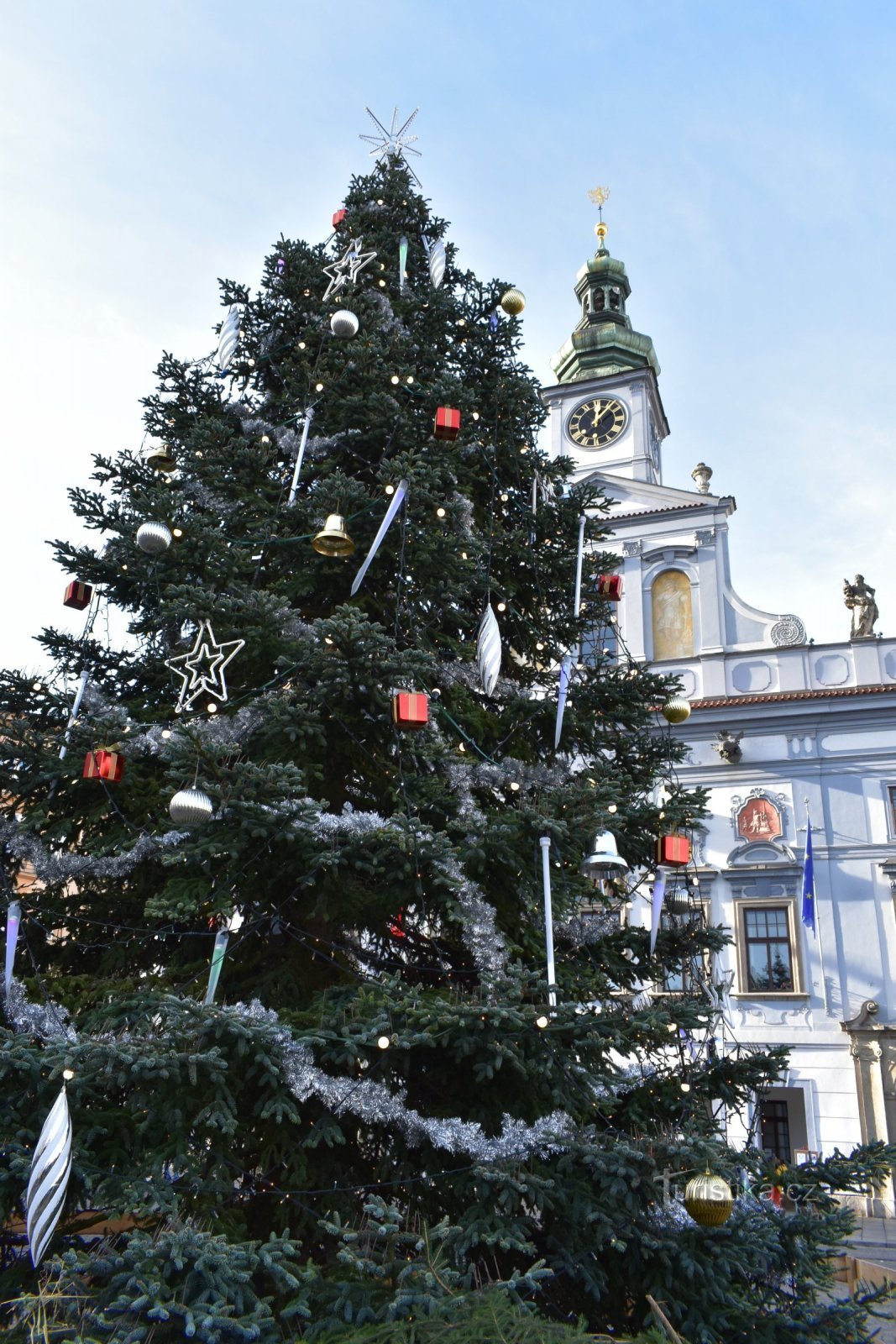 Al mercado de Adviento en České Budějovice