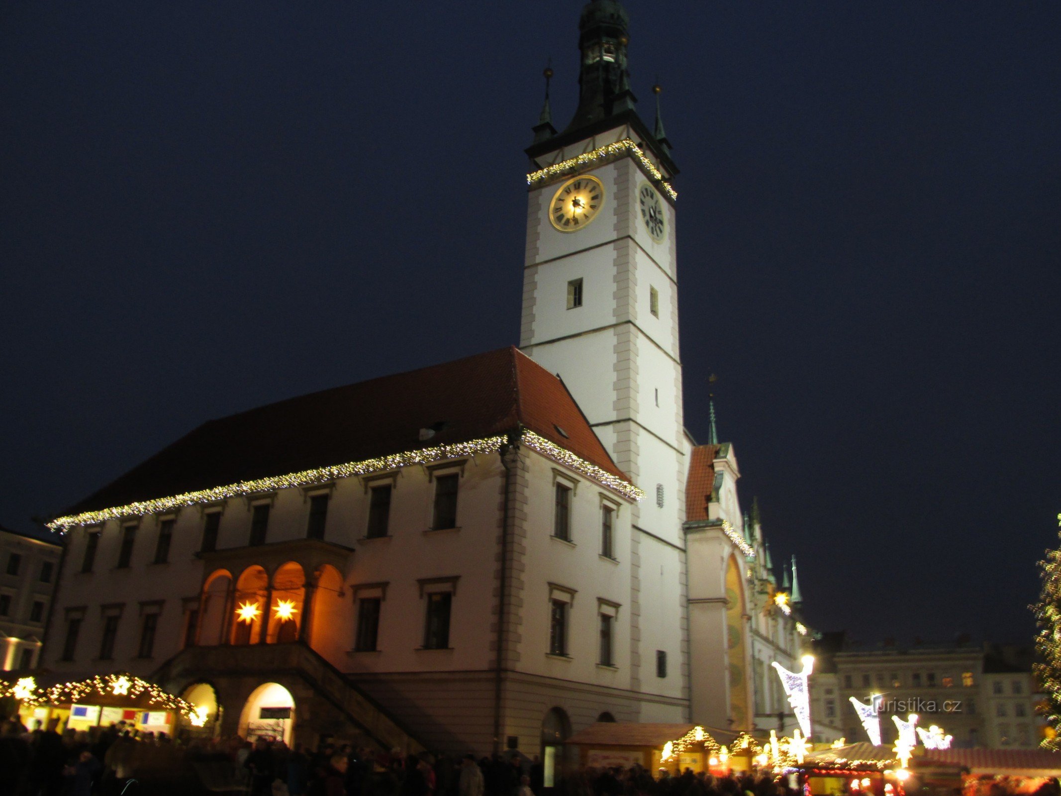 Al mercado de Adviento en Olomouc