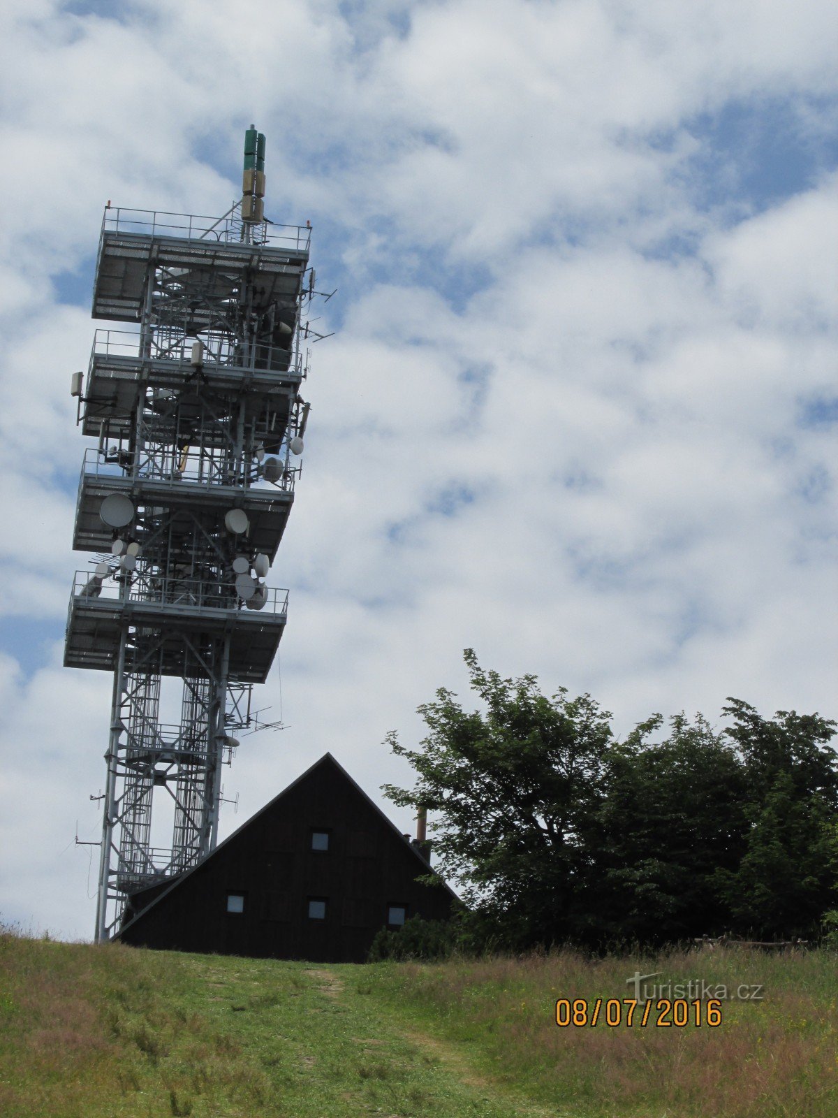 Bij het huisje op Javorové vrch bij Třinka