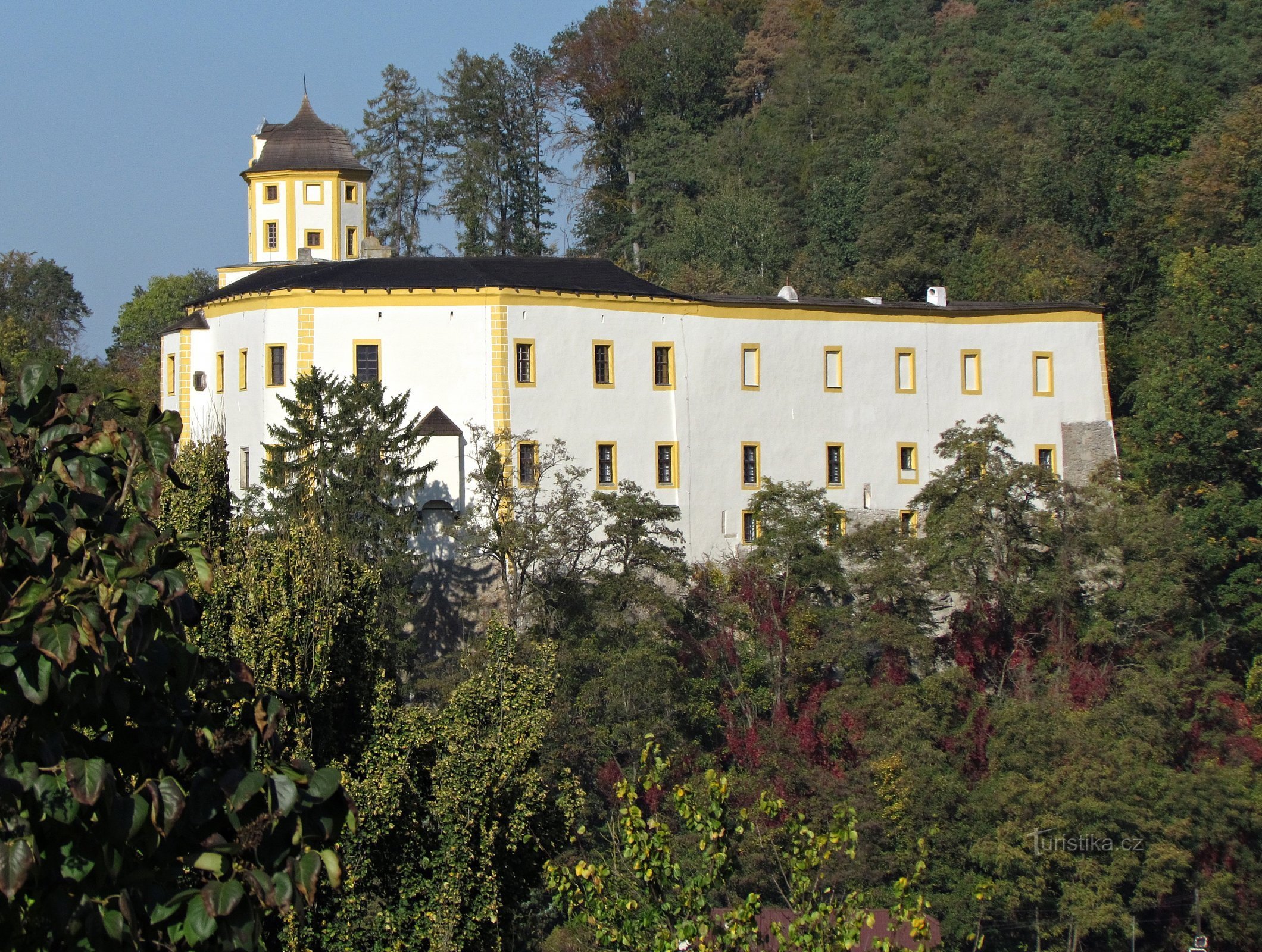 A la vista del castillo de Malenovice