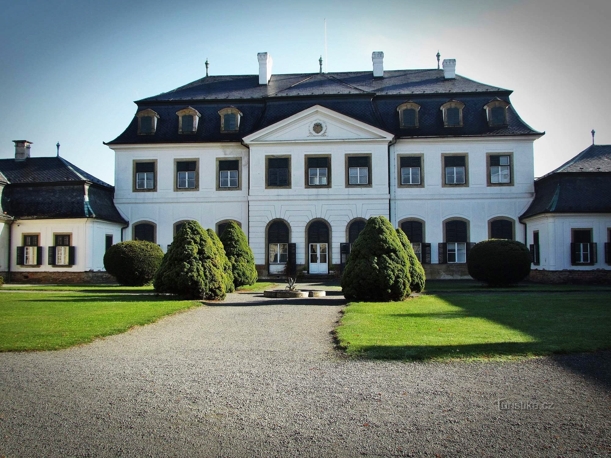 Na Hanou al castillo en Náměšt na Hané