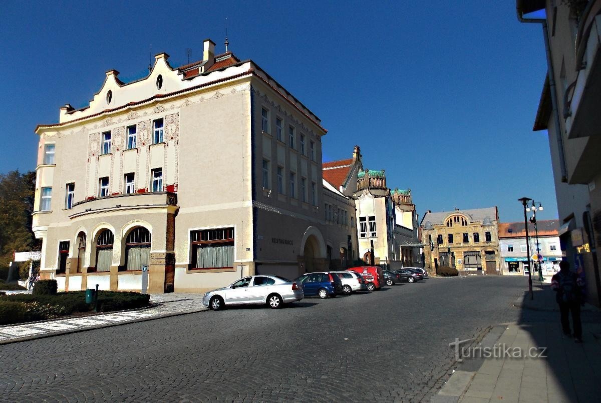 Sur Hana, promenade dans la ville de Prostějov