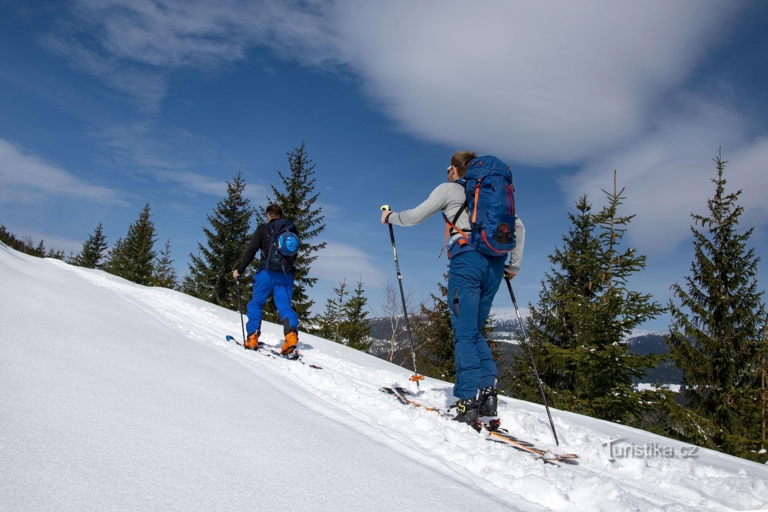 Les conditions sont idéales en montagne ! Photo: Découvrez les alpes de ski