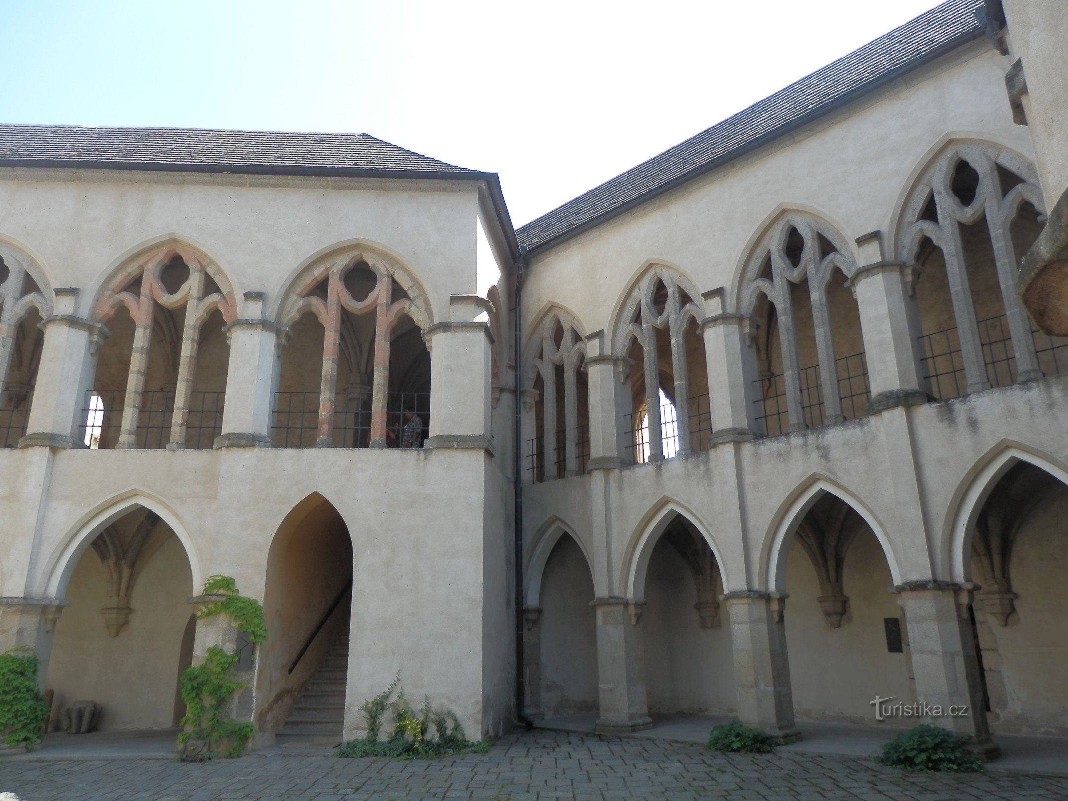 Au château de Zvíkov et de là à pied jusqu'à Písek