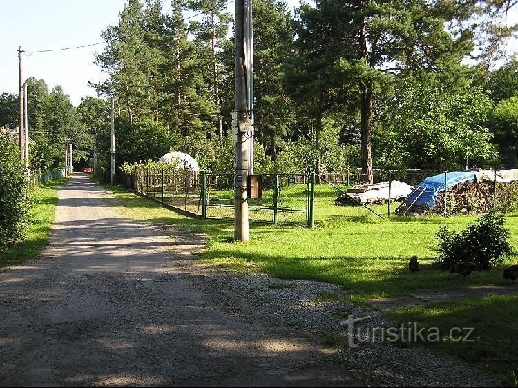 Na Kamenec: Na Kamenec - kierunek ze Skalic U vrby