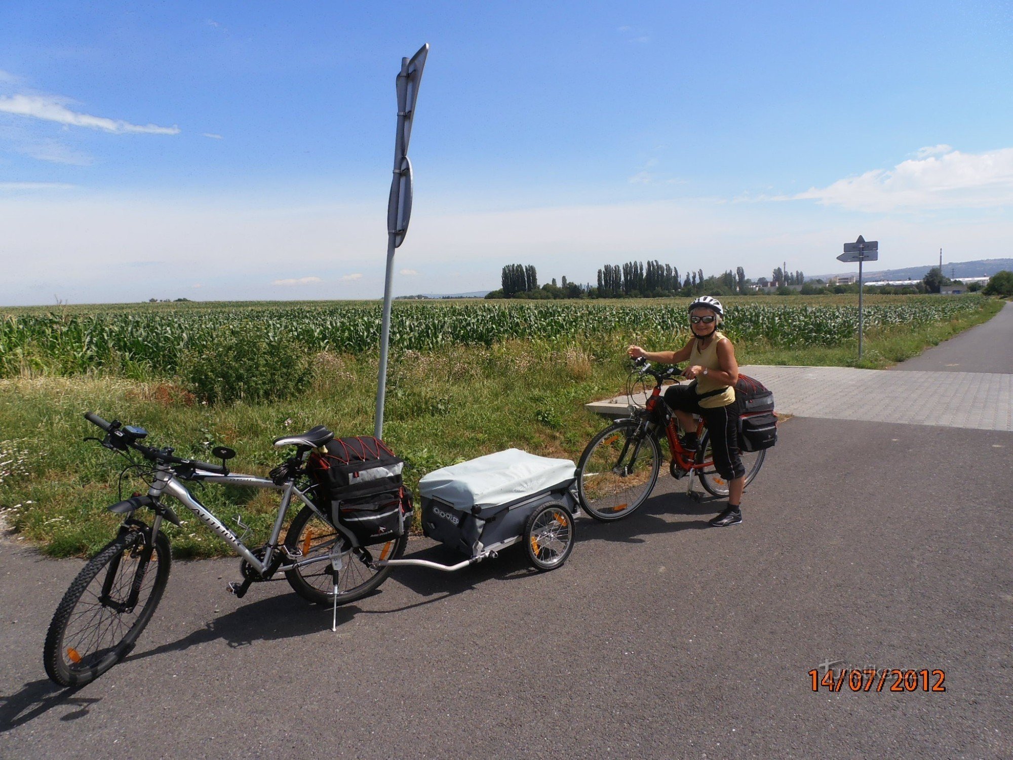 On a bike around Baťák