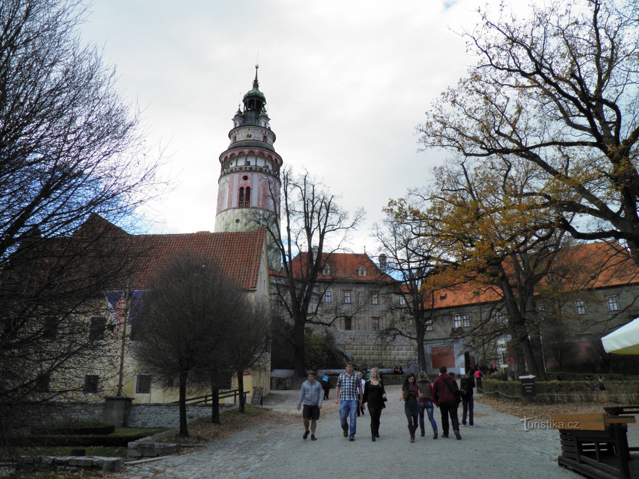 Kerékpárral Český Krumlovból Kleťbe.