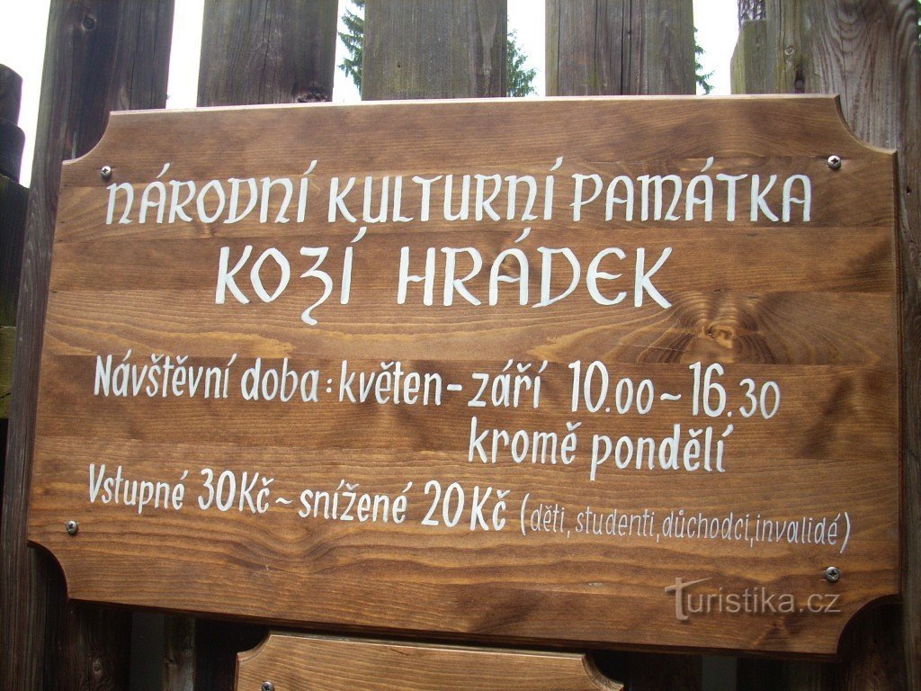 Στο Kozí Hrádek