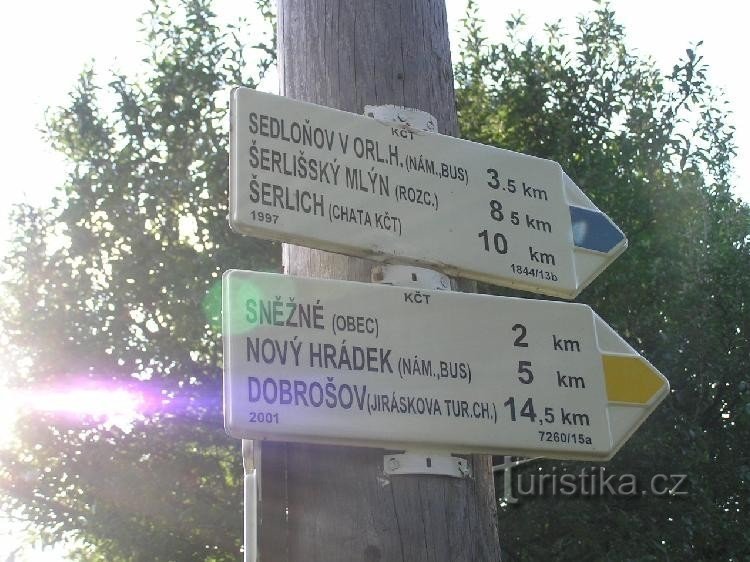 On Krahulec - crossroads