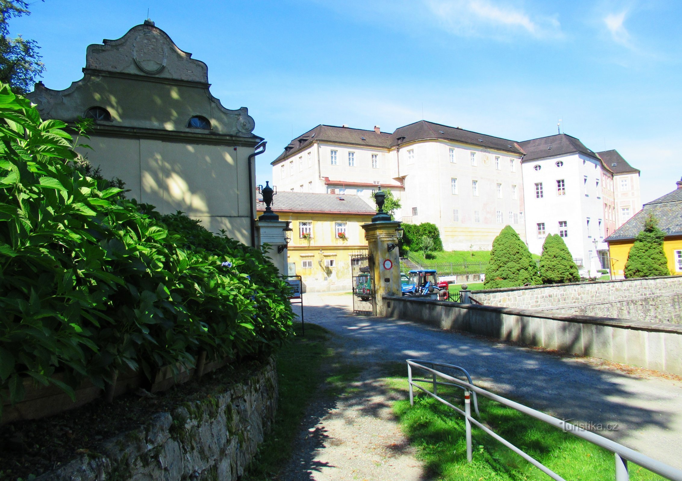 To the beautiful castle Javorník