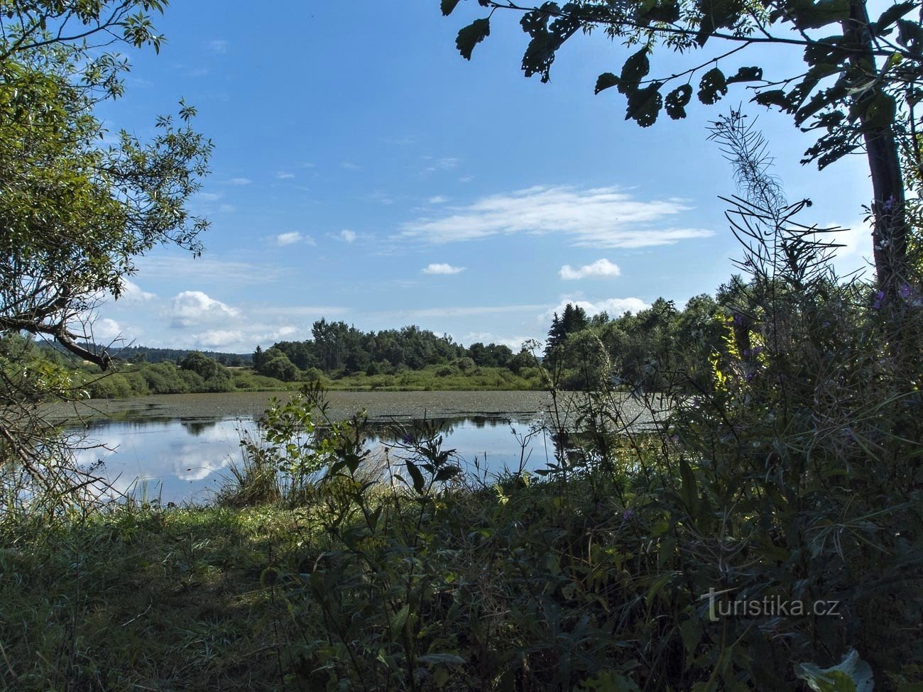 На Мокре - Mokřiny нижче Křížová gora