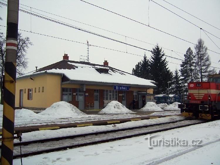 Op het station