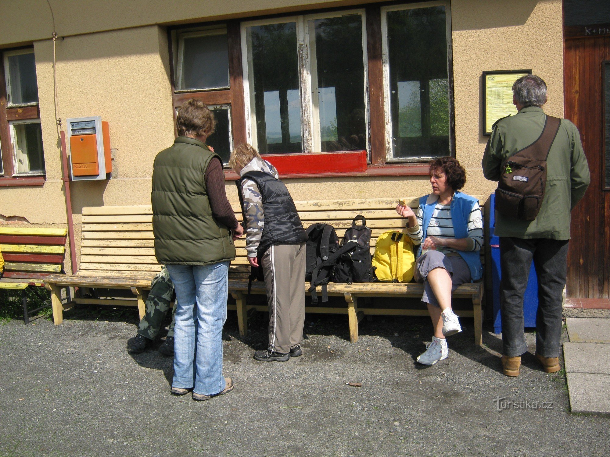 At the station in Kdyni