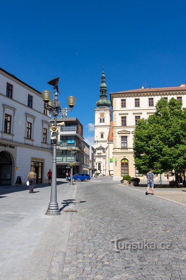 Auf dem Platz in Vyškov