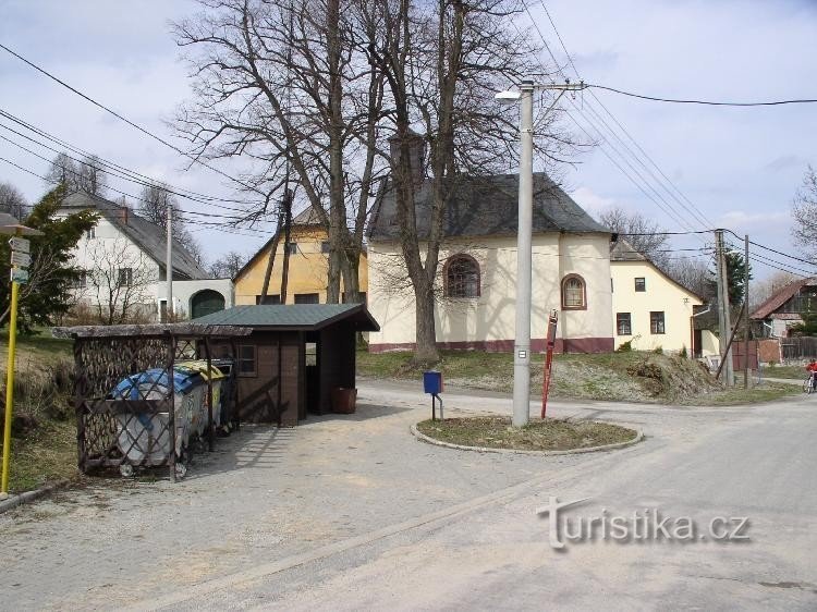 In the village in Popice
