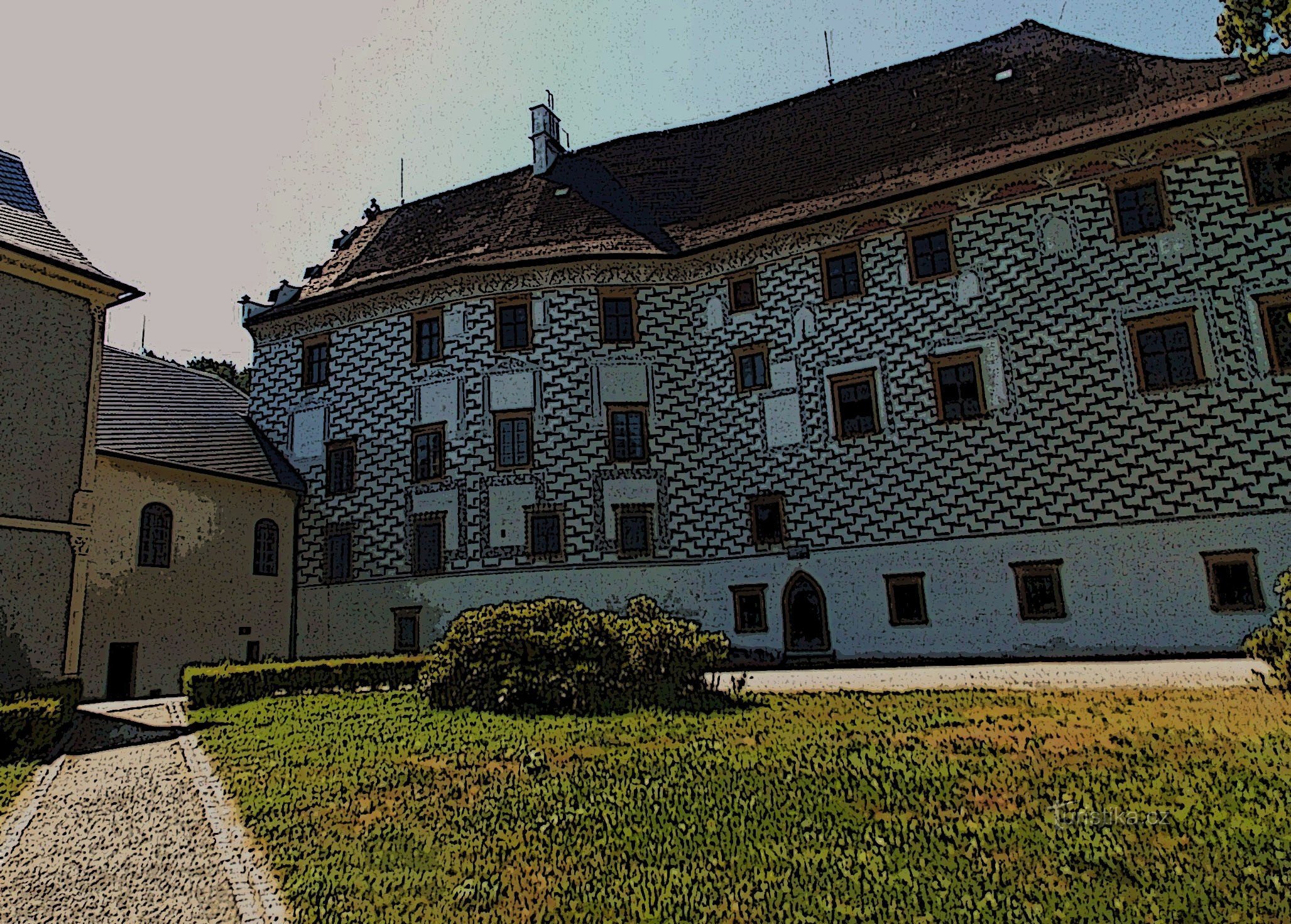 Pour une visite d'un château intéressant à Velké Losiny