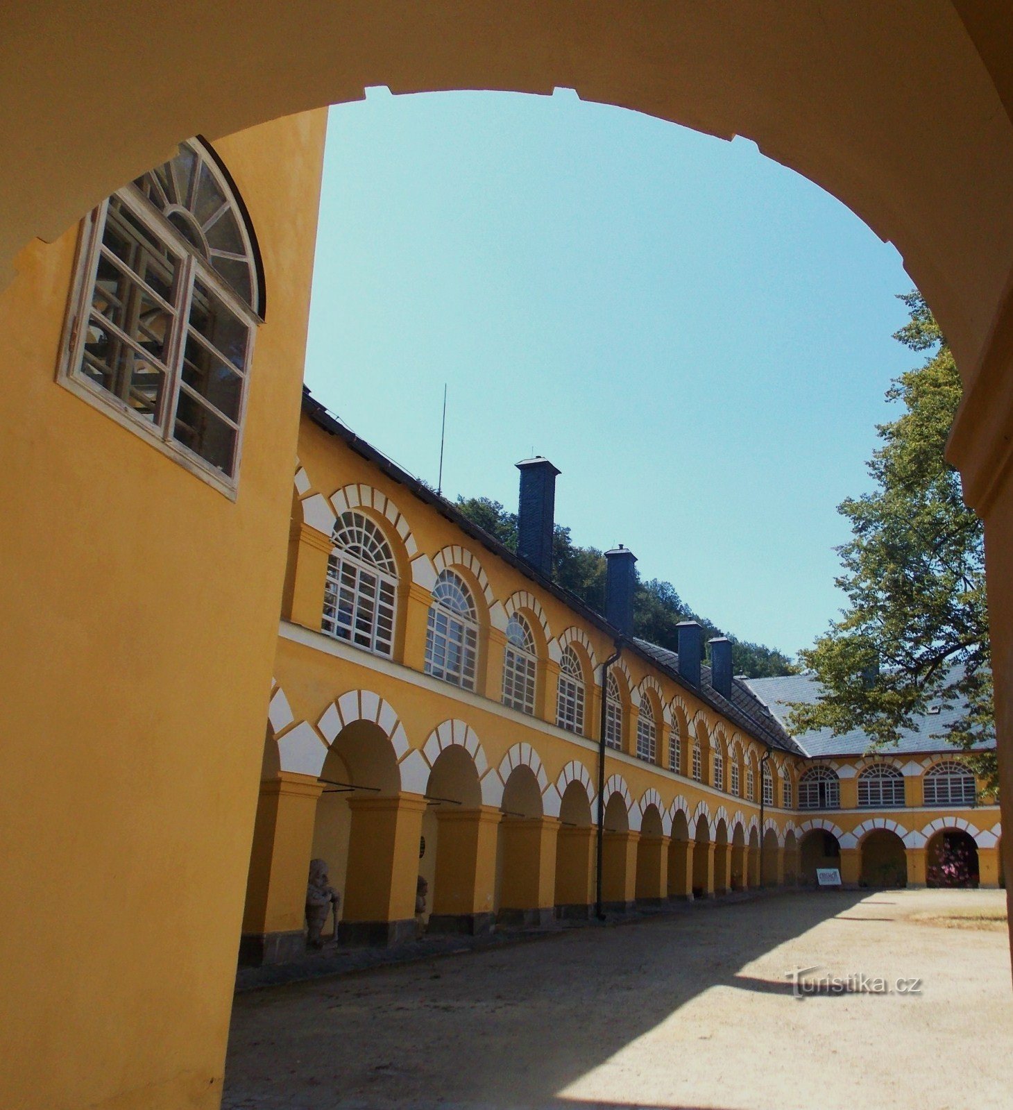 Für einen Besuch in einem interessanten Schloss in Velké Losiny