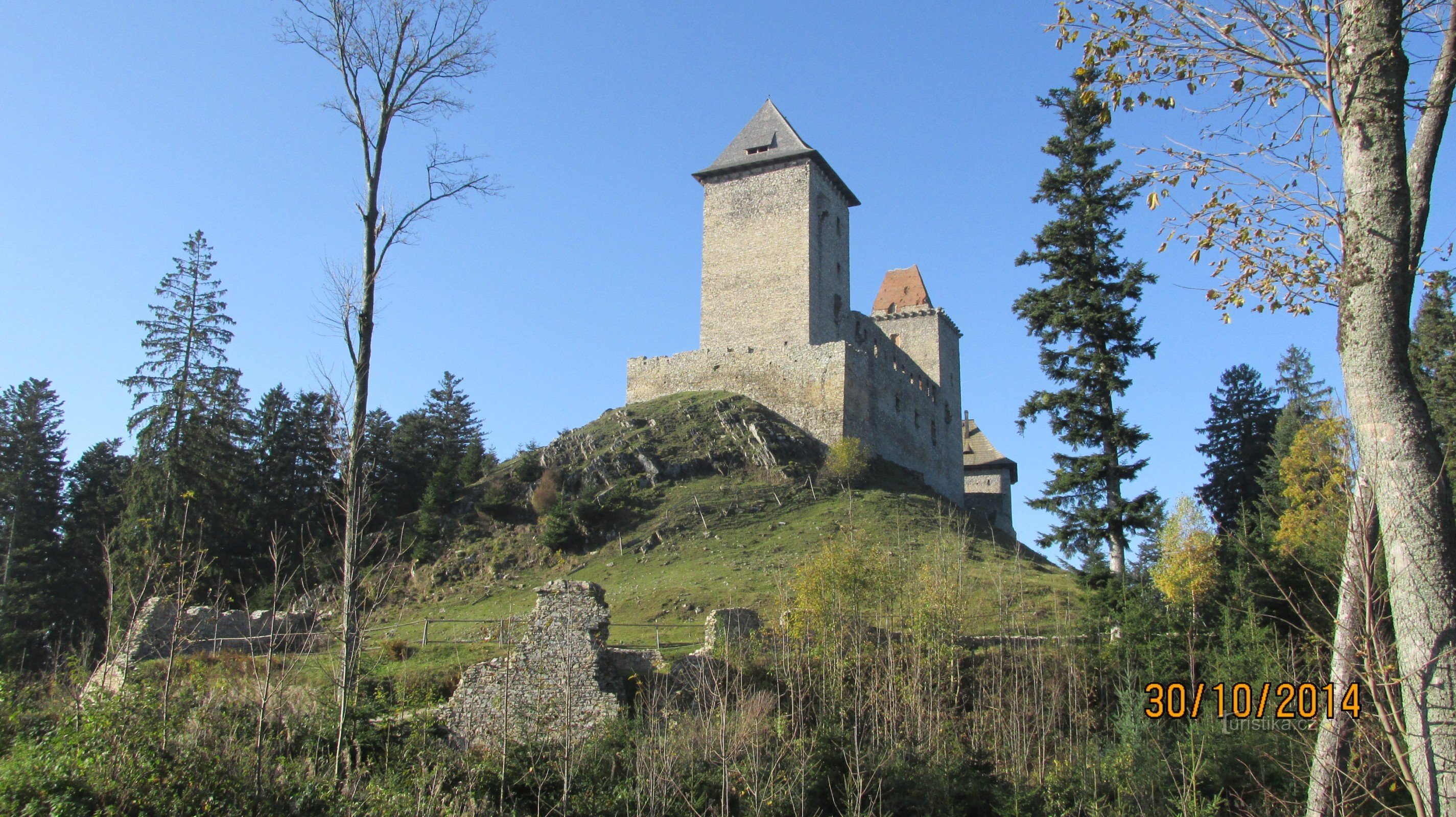 O castelo real mais alto da Boêmia - Kašperk