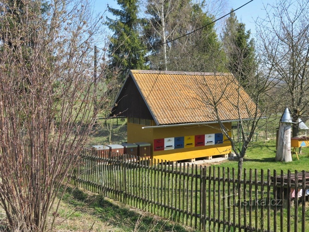 en bordure de Nová Hradečná