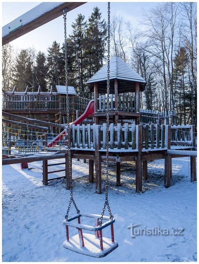 Auf dem Balken 15.01.22. Wenig Schnee, aber es war möglich.