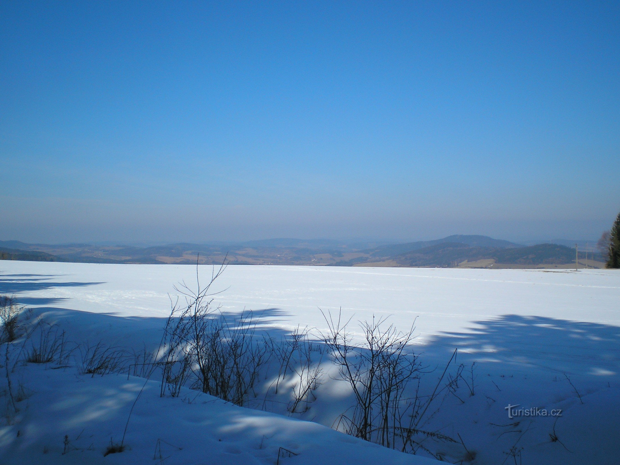 En el cruce de Pod Březníkem