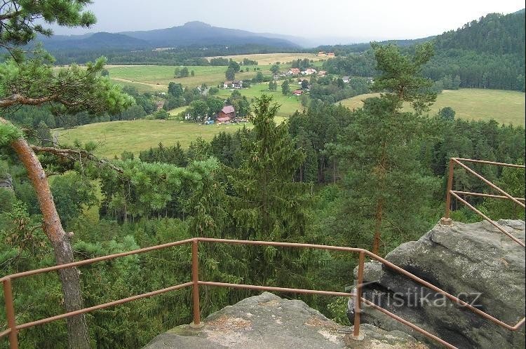 Šaunštejnben: Vysoká Lípa kilátása