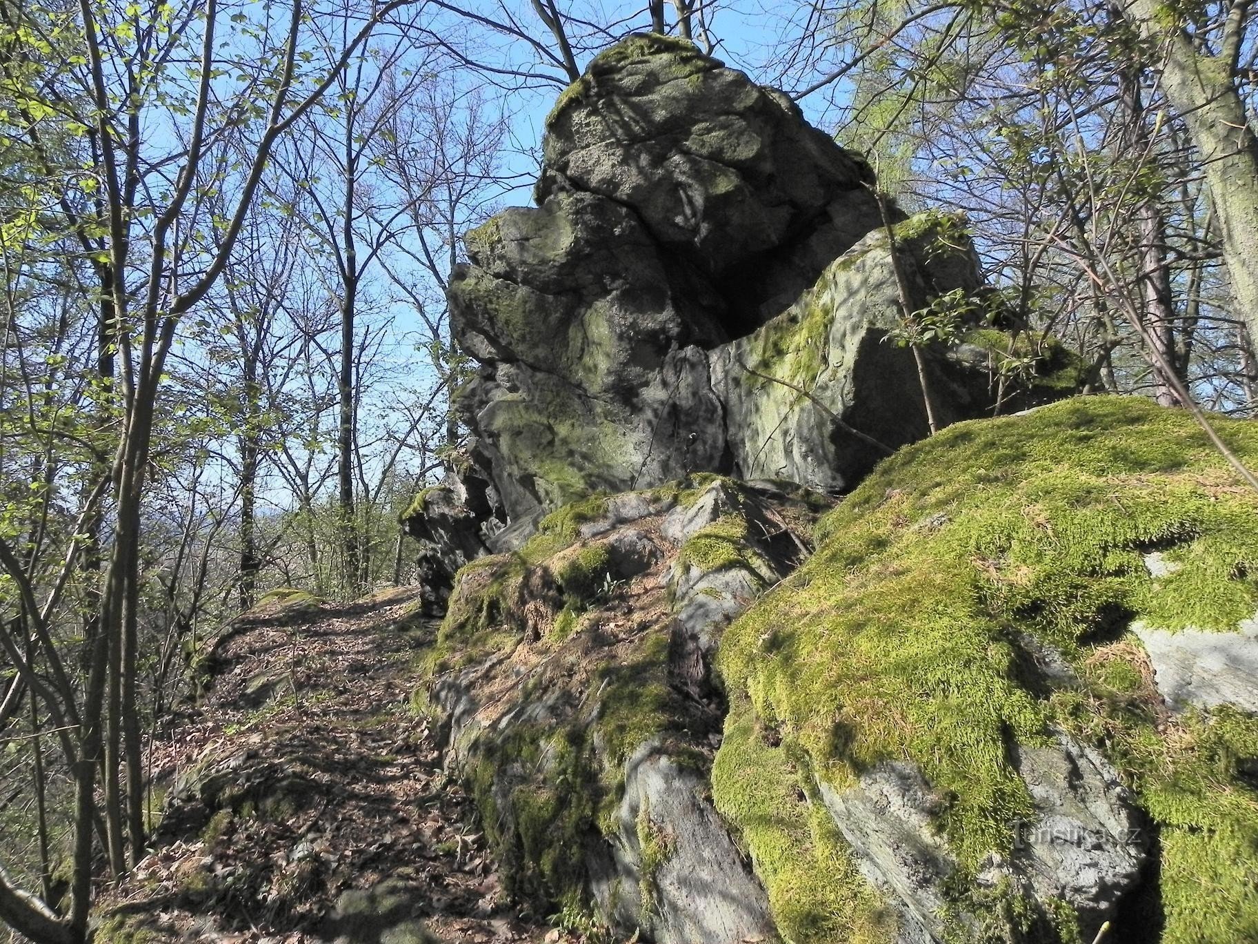 On the Rock, på toppen