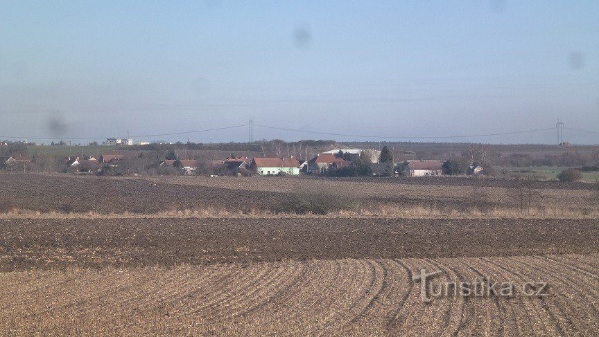 Op Skalky - uitzicht op Škudly