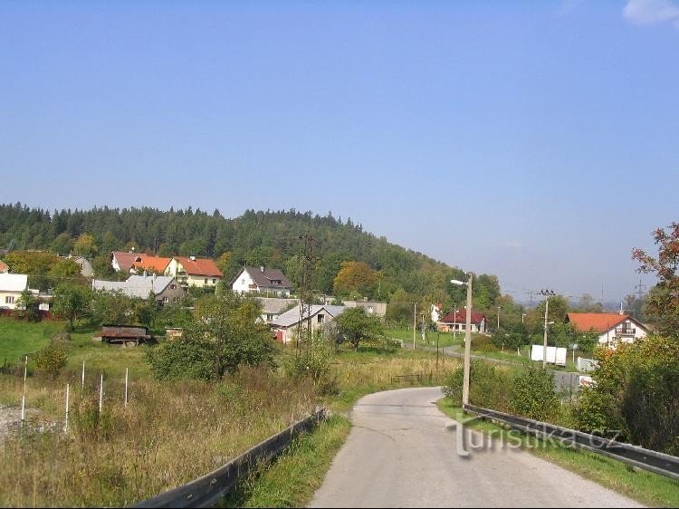 à Štandl depuis le barrage d'Olešná