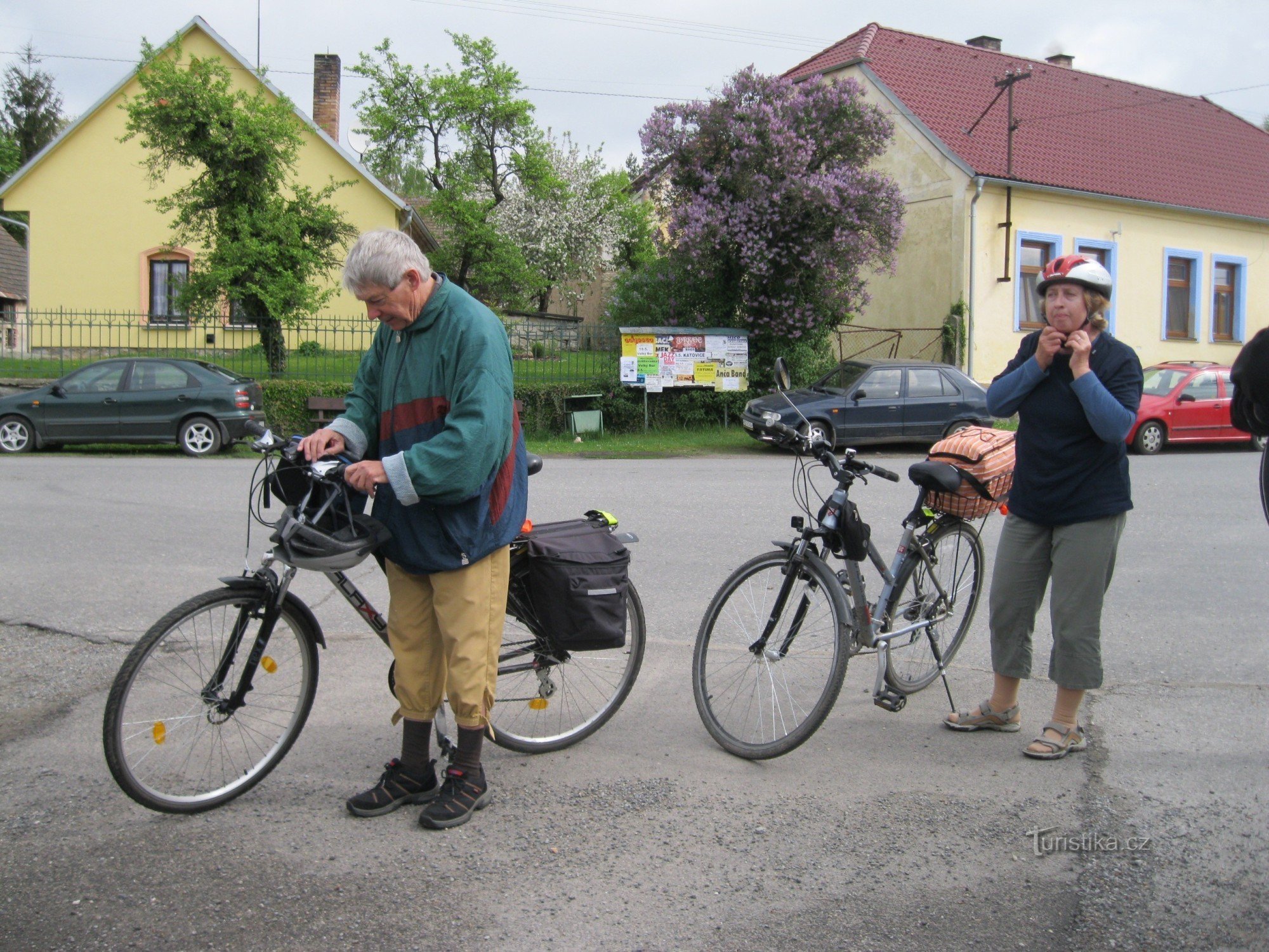 Auch Radfahrer sind am Start