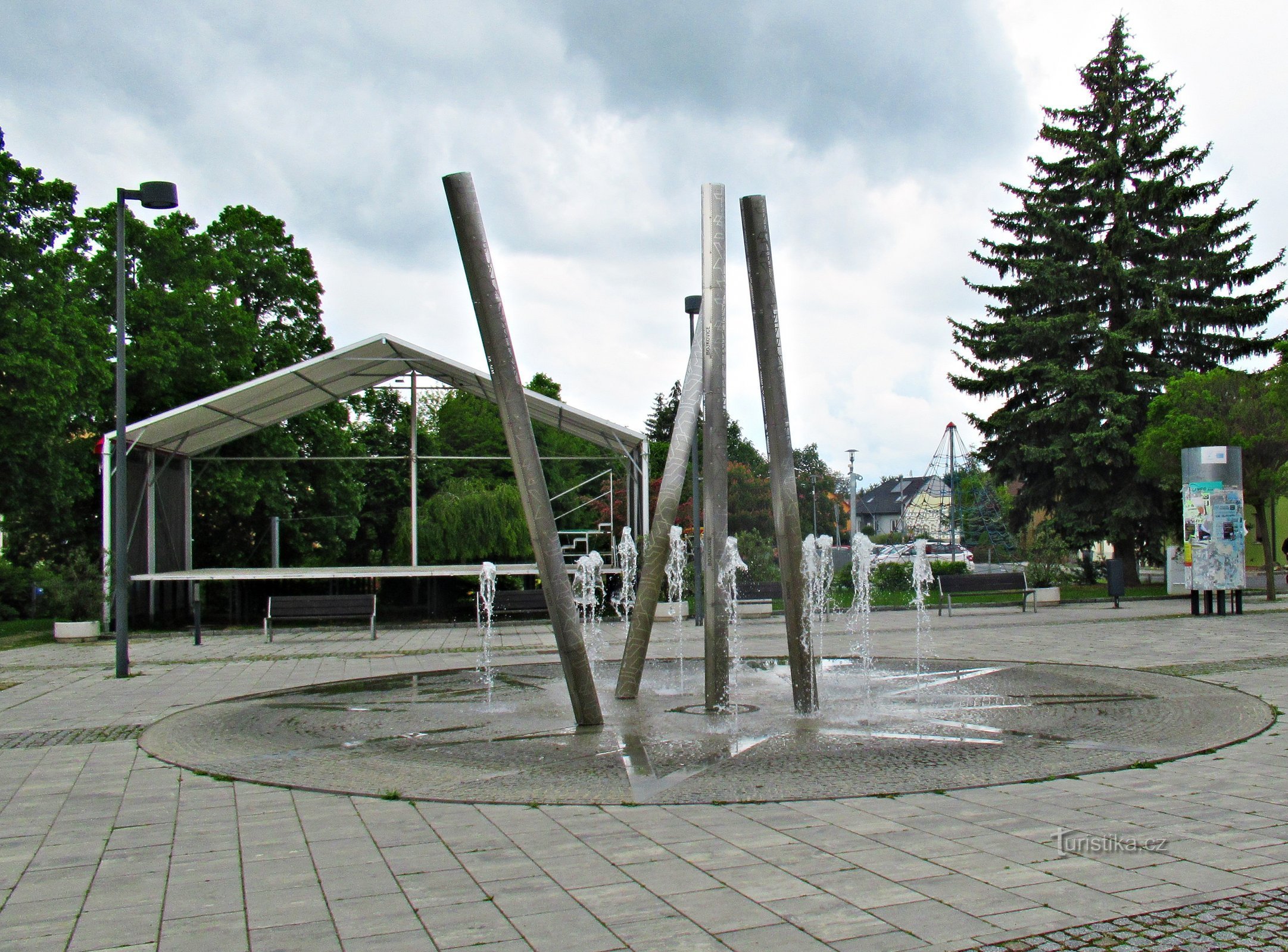 På Tillich-pladsen i Bojkovice